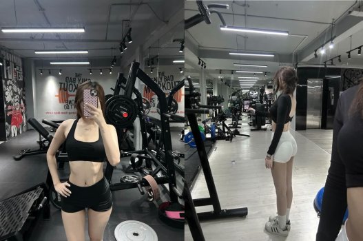 Em tập gym nên nện nhau siêu khỏe