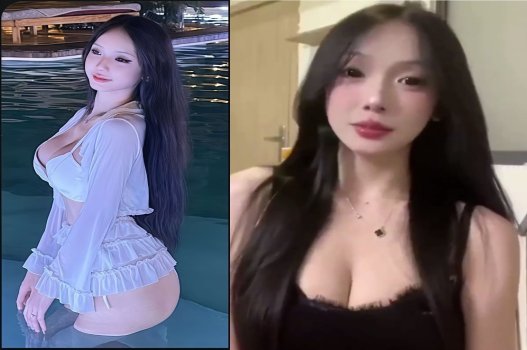 Tiktoker xinh xắn da trắng nhún đầy năng lượng
