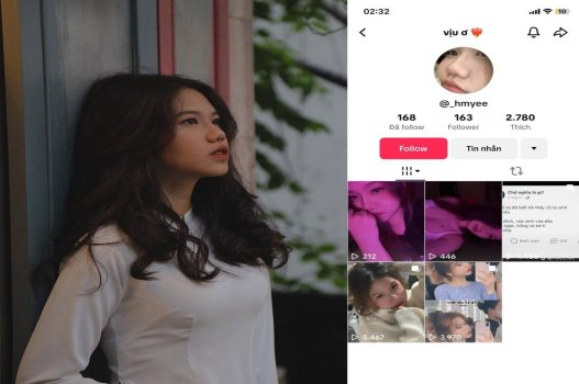 Video địt nhau tự ghi của tiktoker hmyee